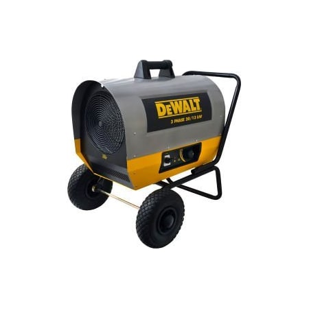 Enerco Group DeWALT Portable Forced Air Electric Heater W/ Adjustable Thermostat, 240V, 1 Phase, 20000 Watt DXH2000TS
